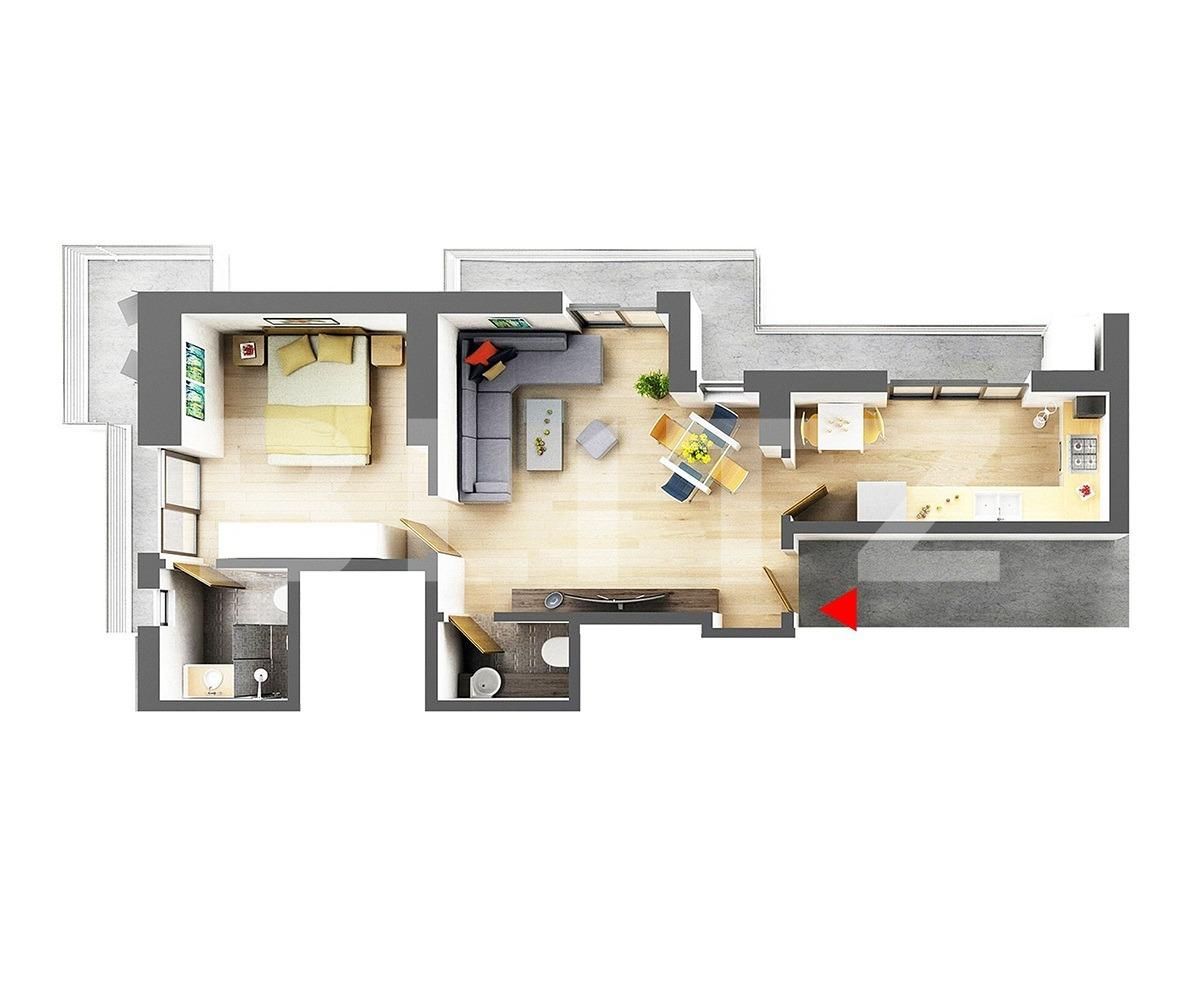 Apartament de vânzare 2 camere Central - 63538AV | BLITZ București | Poza2