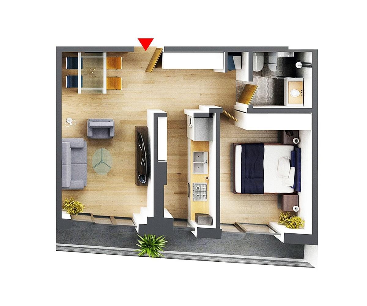 Apartament de vânzare 2 camere Central - 63541AV | BLITZ București | Poza1