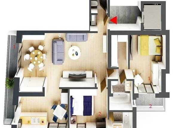 Apartament de vânzare 3 camere Central - 63564AV | BLITZ București | Poza2