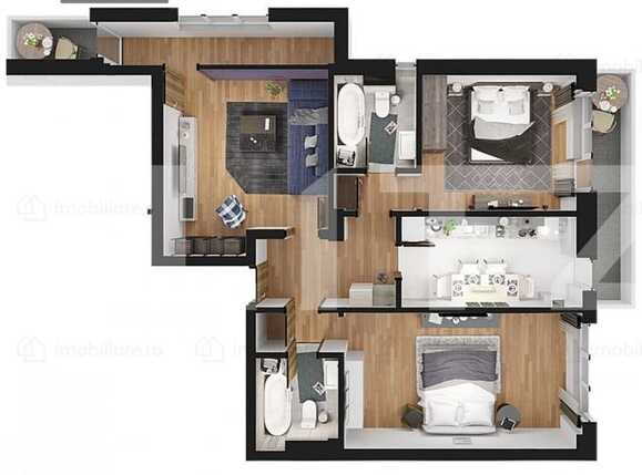 Apartament de vânzare 3 camere Bucurestii Noi - 64423AV | BLITZ București | Poza1