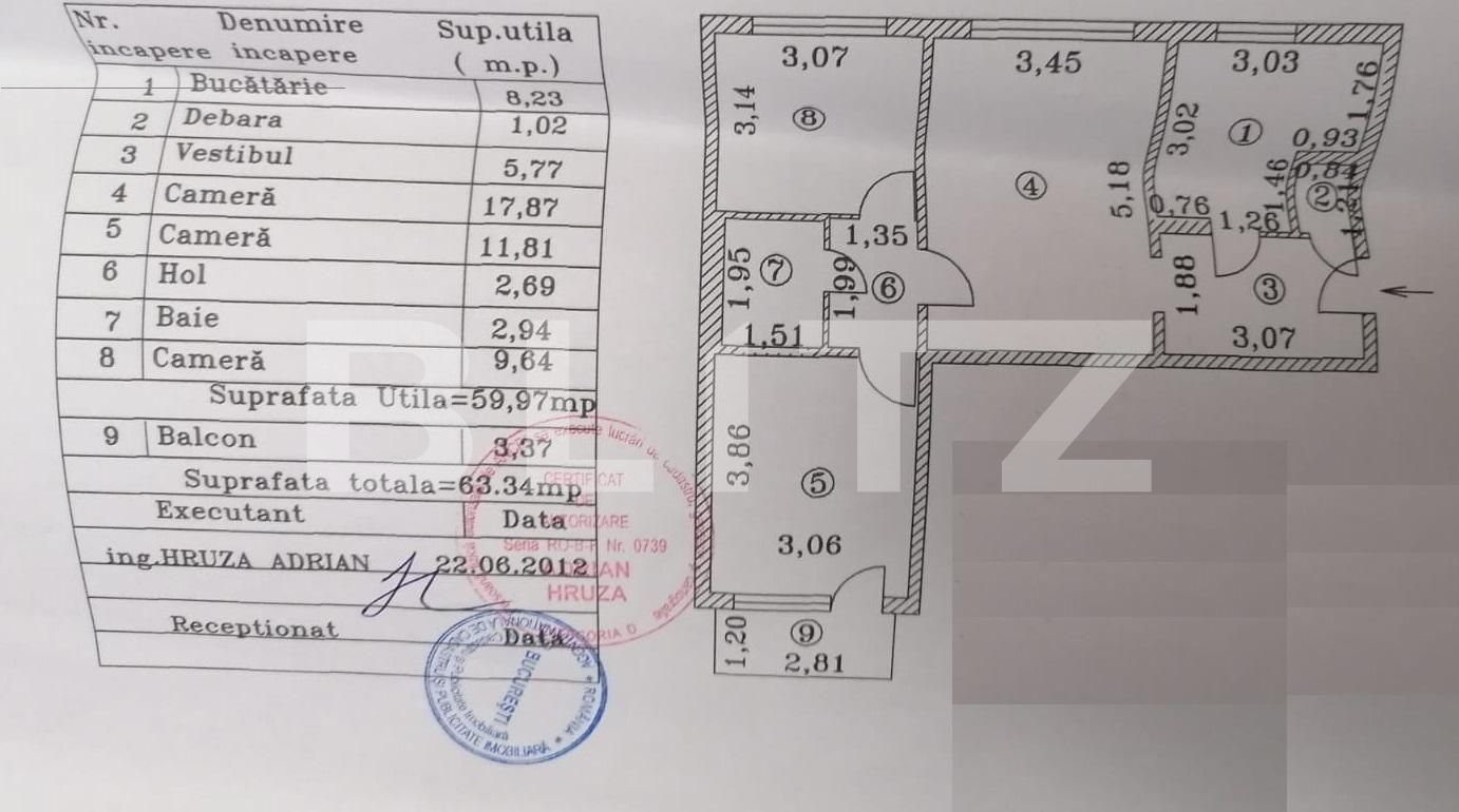 Apartament de vânzare 3 camere Drumul Taberei - 65195AV | BLITZ București | Poza1