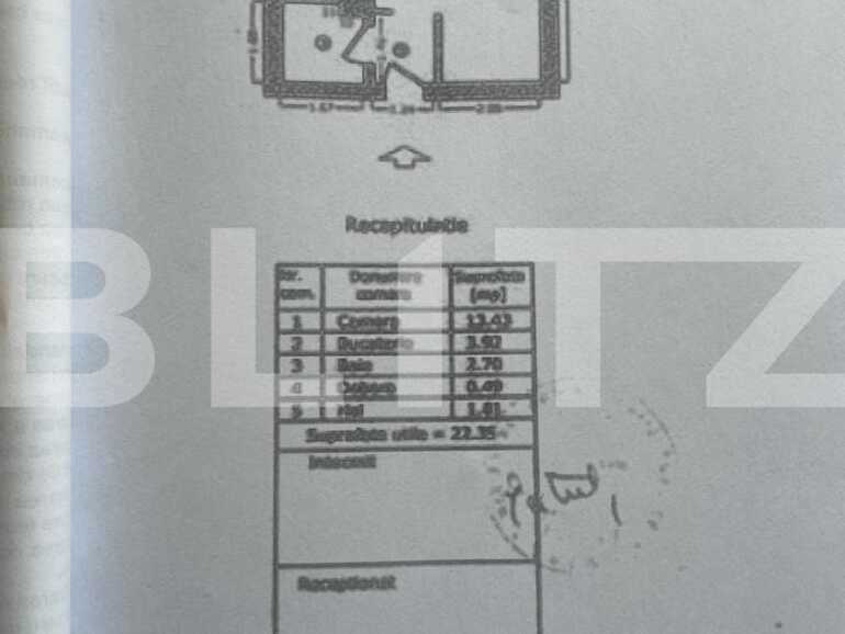 Garsonieră de vânzare Ultracentral - 65879AV | BLITZ București | Poza1