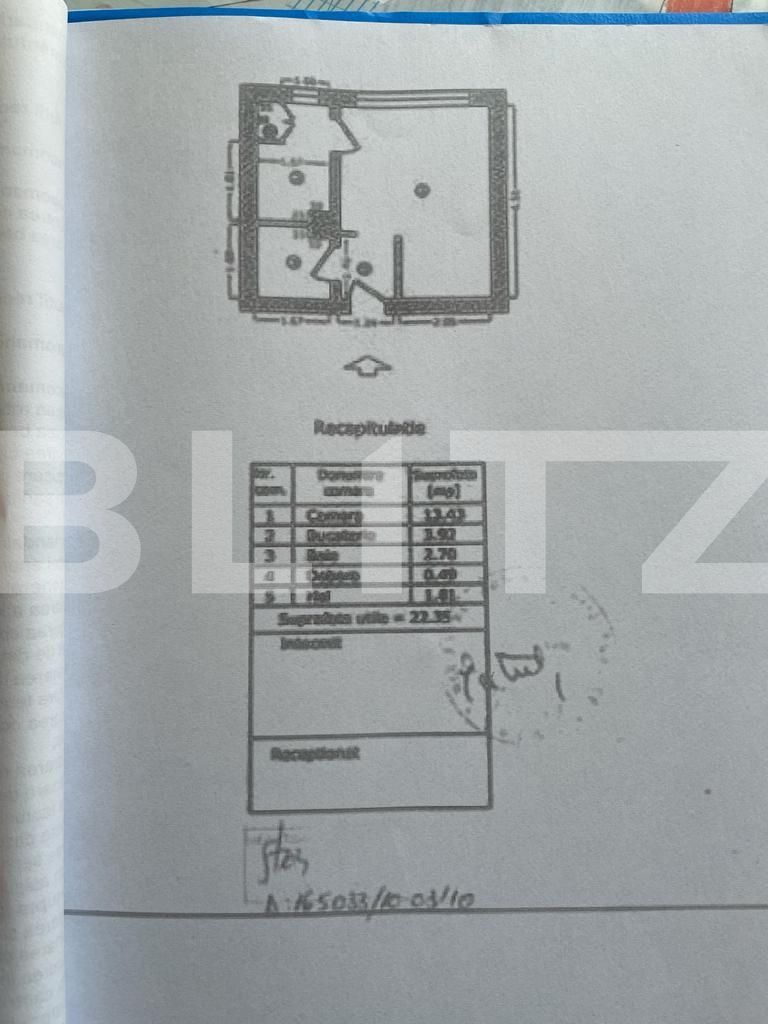 Garsonieră de vânzare Ultracentral - 65879AV | BLITZ București | Poza1