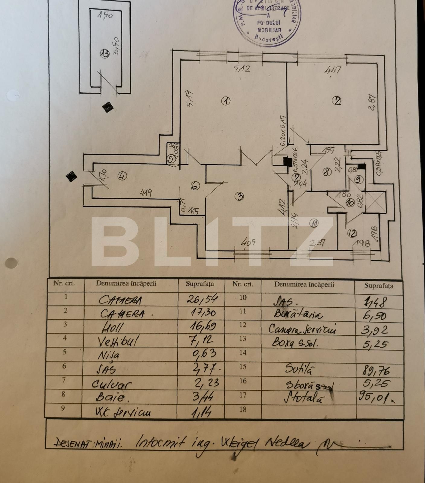 Apartament de vânzare 3 camere Ultracentral - 66031AV | BLITZ București | Poza1