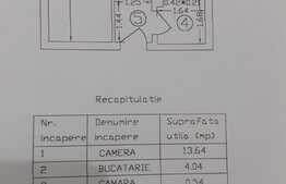 Oferta! Garsoniera primitoare, semidecomandata 23 mp, Cartier Lacul Tei