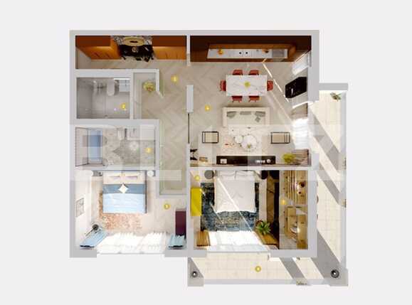 Apartament de vânzare 3 camere Baneasa - 66309AV | BLITZ București | Poza2