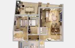 Apartament 3 camere, terasa, 146 mp, zona Baneasa