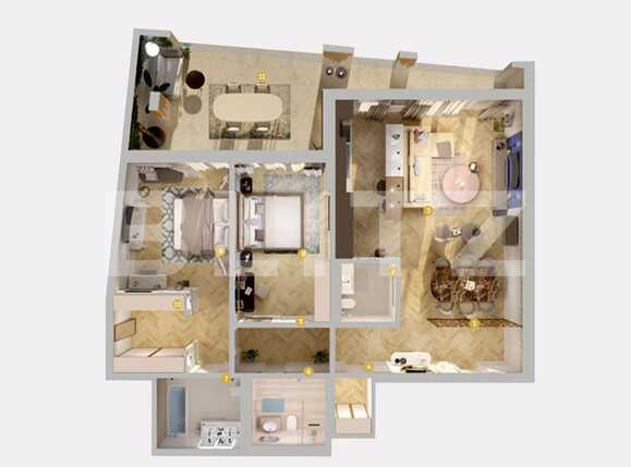 Apartament de vânzare 3 camere Baneasa - 66329AV | BLITZ București | Poza2