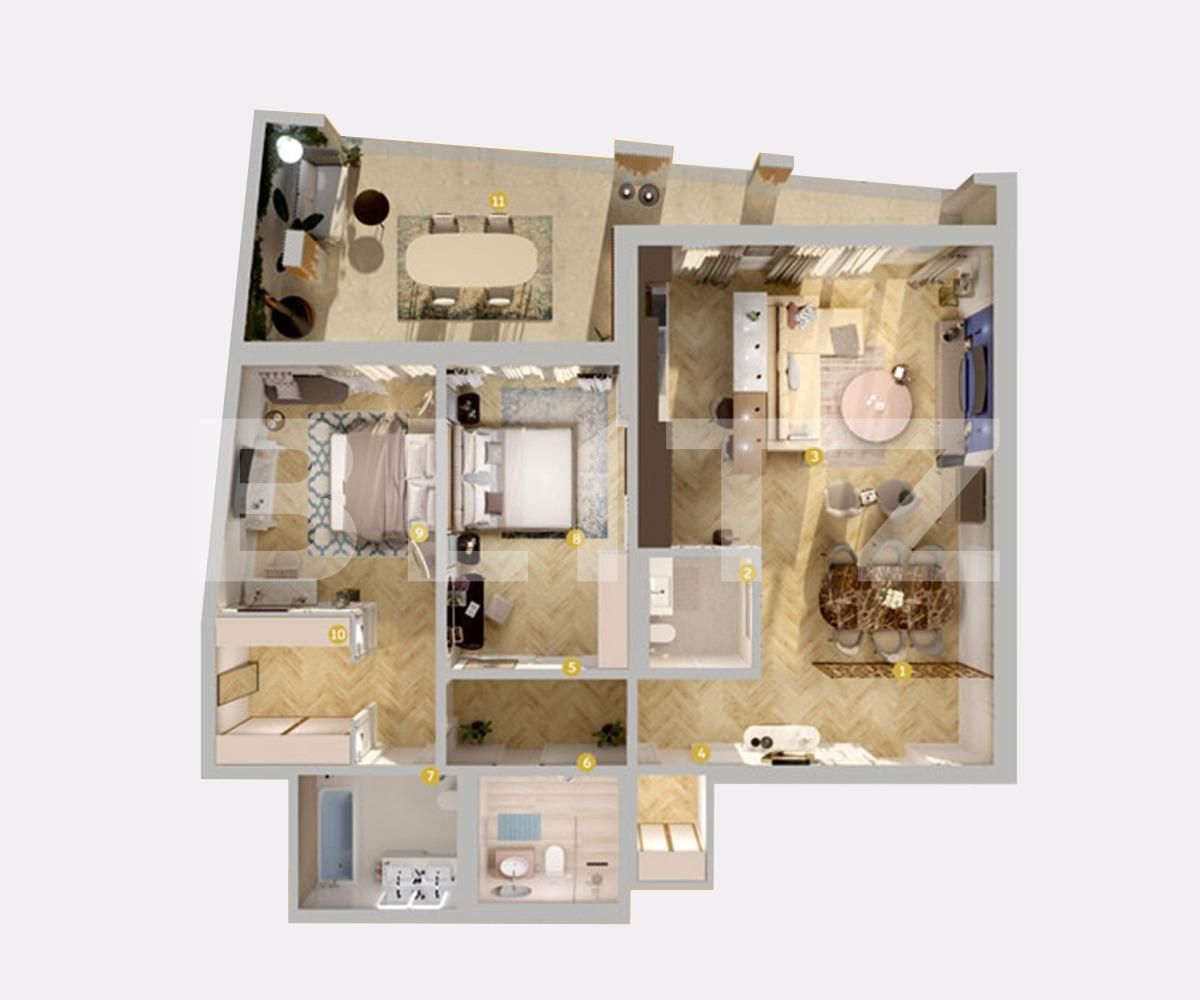 Apartament de vânzare 3 camere Baneasa - 66329AV | BLITZ București | Poza2