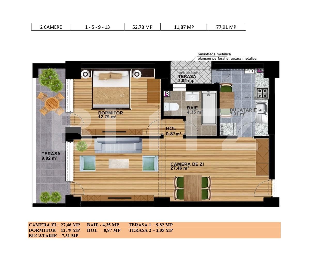 Apartament de vânzare 2 camere Vitan - 66383AV | BLITZ București | Poza3