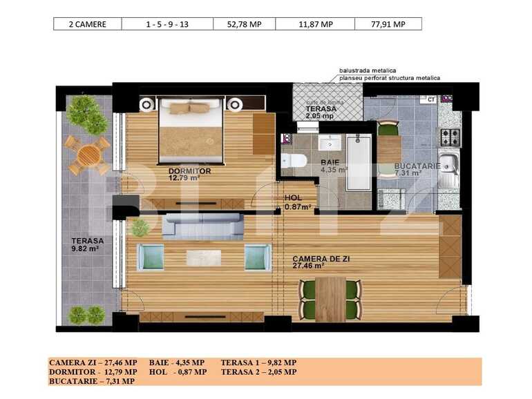 Apartament de vânzare 2 camere Vitan - 66383AV | BLITZ București | Poza1