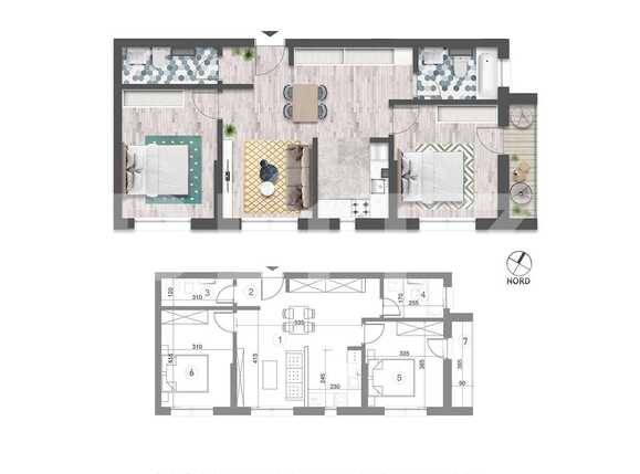 Apartament de vânzare 3 camere Est - 66384AV | BLITZ București | Poza1