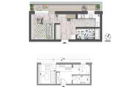 Vanzare garsoniera, 30 mp utili, terasa! Optional parcare!