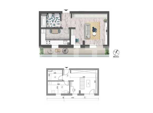 Garsonieră de vânzare Est - 66393AV | BLITZ București | Poza1