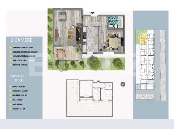 Apartament de vânzare 2 camere Est - 66405AV | BLITZ București | Poza9