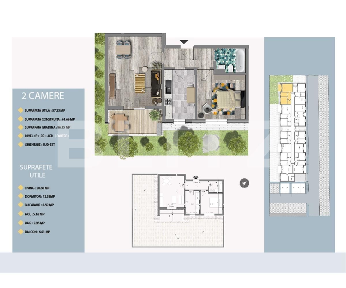 Apartament de vânzare 2 camere Est - 66405AV | BLITZ București | Poza9