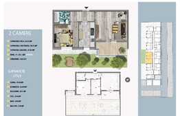 Apartament de 2 camere, 56.56 mp, gradina de 67 mp