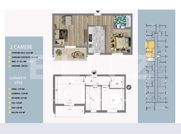 Apartament de vânzare 2 camere Est - 66414AV | BLITZ București | Poza2