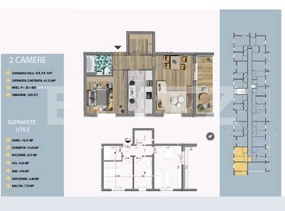 Apartament de vânzare 2 camere Est - 66480AV | BLITZ București | Poza9