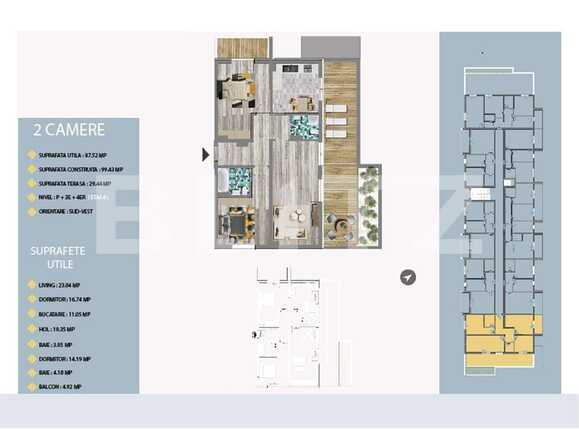 Apartament de vânzare 2 camere Est - 66488AV | BLITZ București | Poza1
