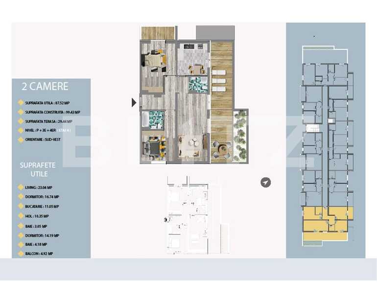 Apartament de vânzare 2 camere Est - 66488AV | BLITZ București | Poza1