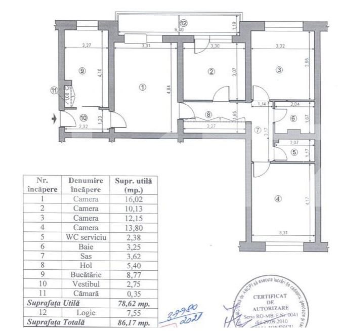 Apartament superb de 4 camere, 92 mp, parcul Drumul Taberei 