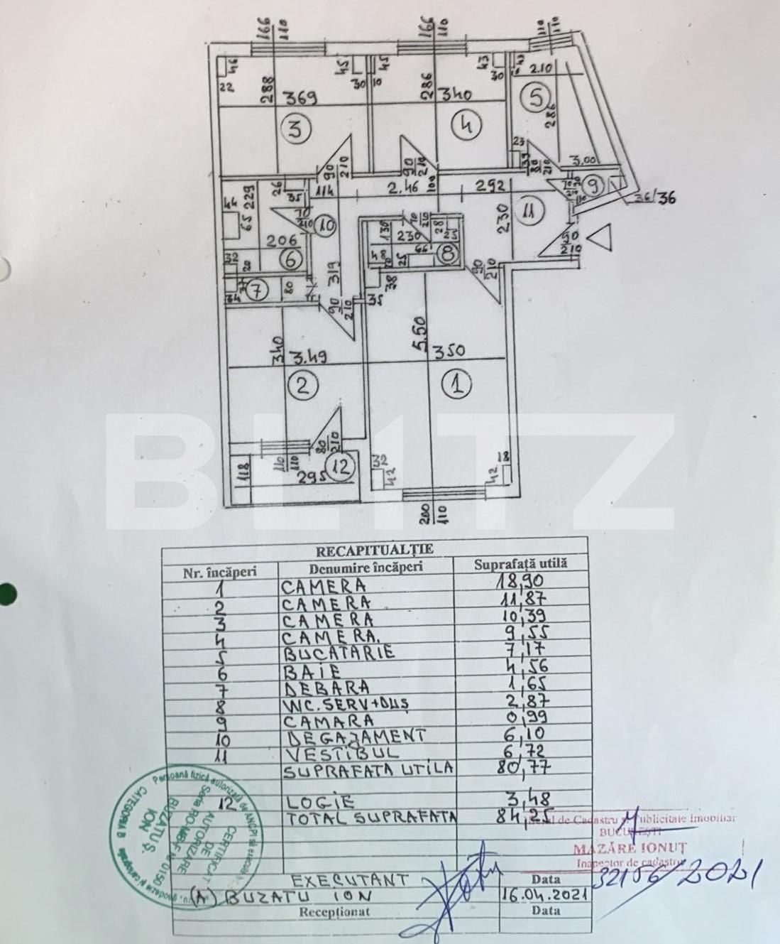 Apartament de 4 camere și 2 băi, zona Calea Moșilor