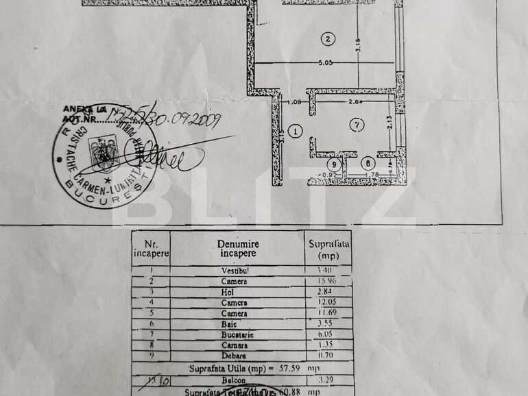 Apartament de vânzare 3 camere Crangasi - 66874AV | BLITZ București | Poza1