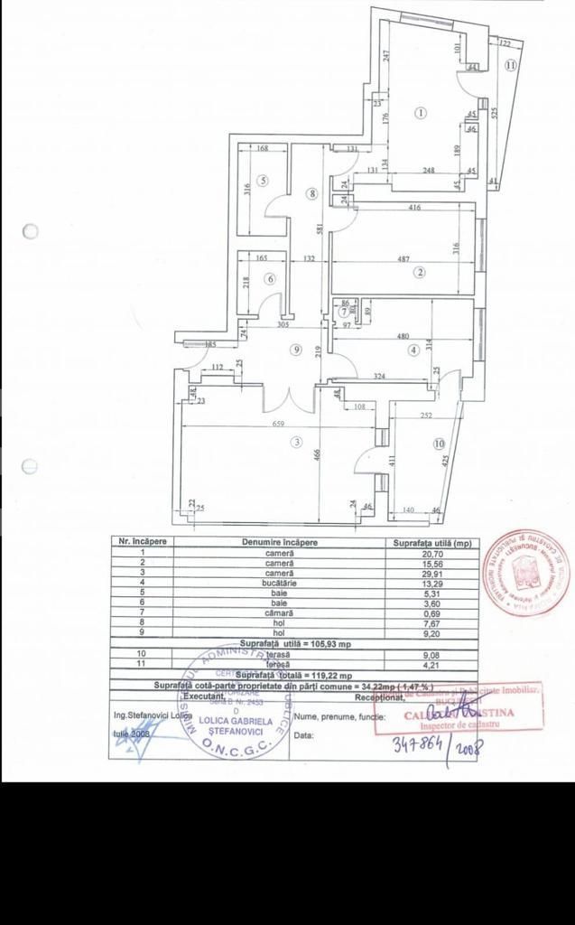 Apartament modern, 3 camere, 106mp, zona Decebal
