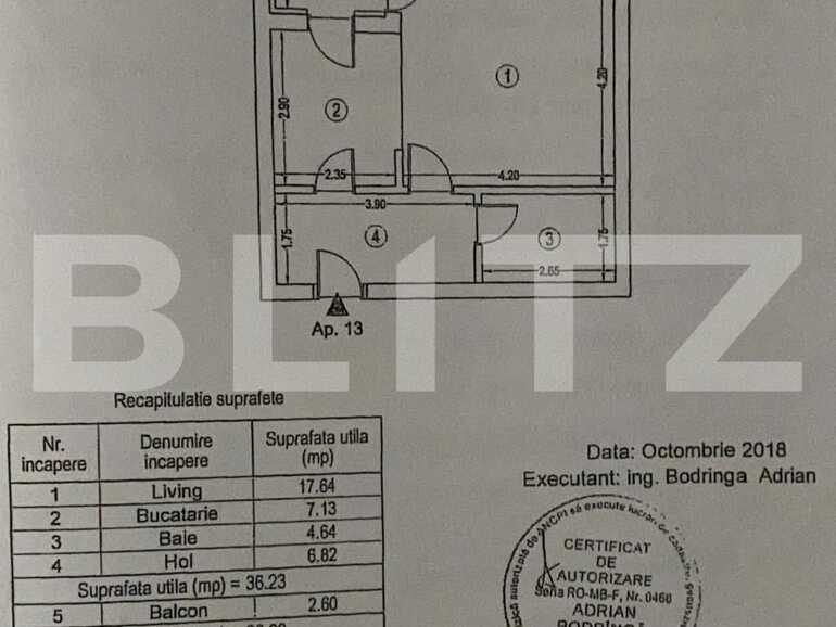 Garsonieră de vânzare Militari - 67557AV | BLITZ București | Poza1
