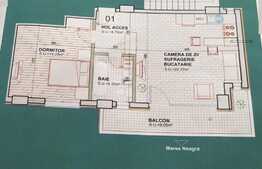 Apartament de 2 camere, 45.95 mp, vedere la mare, in statiunea Mamaia!