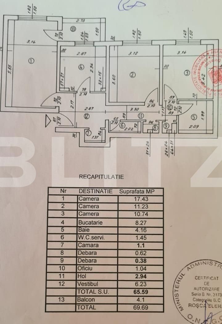 Apartament de vânzare 3 camere Pantelimon - 67967AV | BLITZ București | Poza10