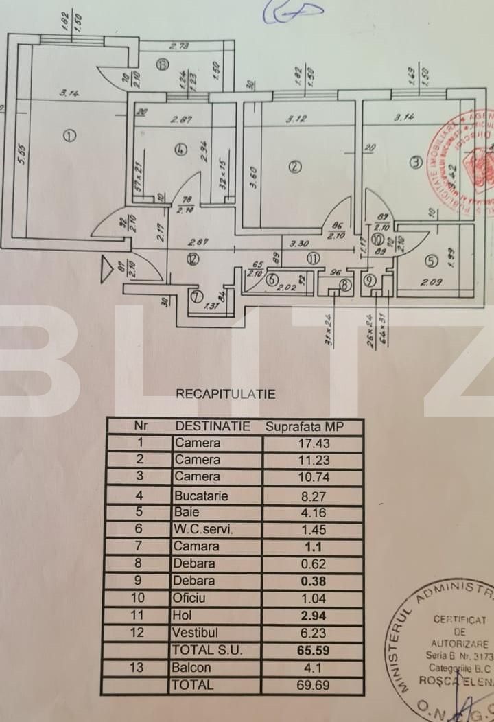 Apartament de vânzare 3 camere Pantelimon - 67967AV | BLITZ București | Poza2