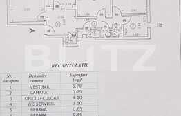 Apartament 3 camere spatios, 70 mp, zona Crangasi