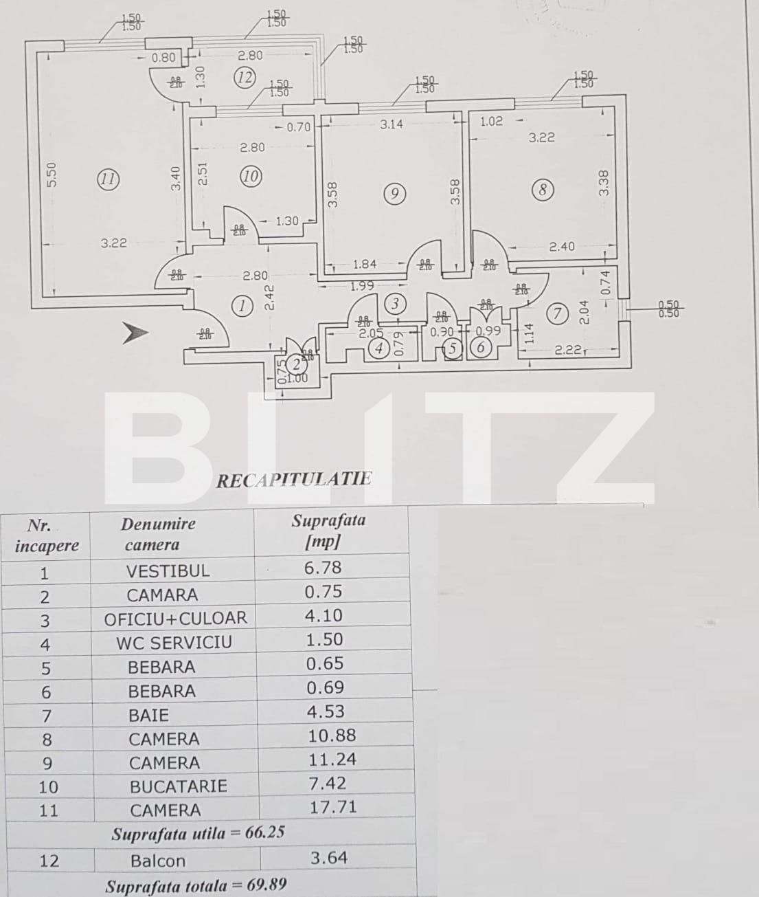 Apartament de vânzare 3 camere Crangasi - 68260AV | BLITZ București | Poza11