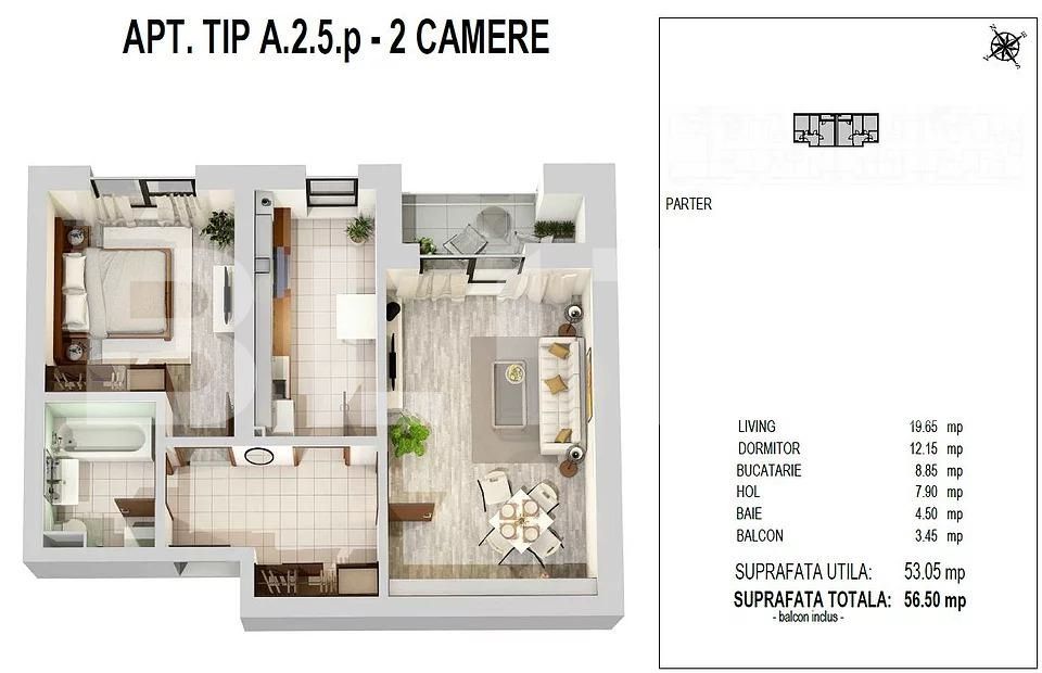 Apartament de vânzare 2 camere Militari - 68291AV | BLITZ București | Poza2