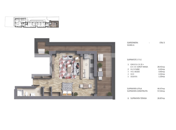 Garsonieră de vânzare Stefan cel Mare - 68321AV | BLITZ București | Poza2