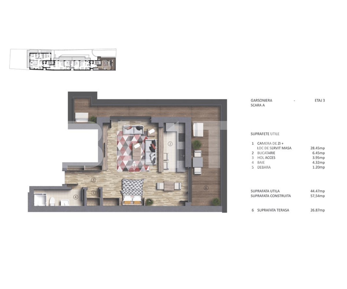 Garsonieră de vânzare Stefan cel Mare - 68321AV | BLITZ București | Poza1