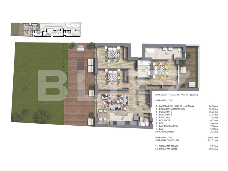 Apartament de vânzare 4 camere Stefan cel Mare - 68322AV | BLITZ București | Poza1