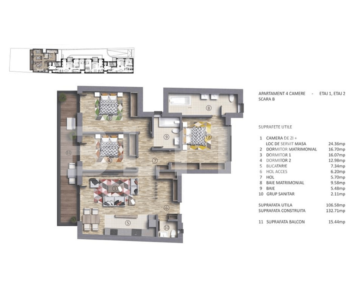 Apartament de vânzare 4 camere Stefan cel Mare - 68327AV | BLITZ București | Poza1