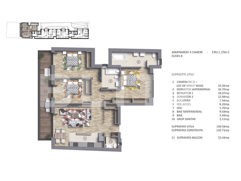 Apartament de vânzare 4 camere Stefan cel Mare - 68327AV | BLITZ București | Poza1