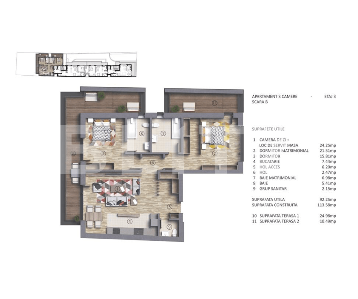 Apartament de vânzare 3 camere Stefan cel Mare - 68328AV | BLITZ București | Poza1