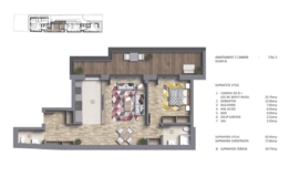 Apartament 2 camere, 62 mp, terasa, zona Polona