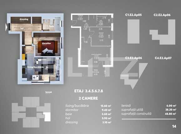 Garsonieră de vânzare Berceni - 68546AV | BLITZ București | Poza2