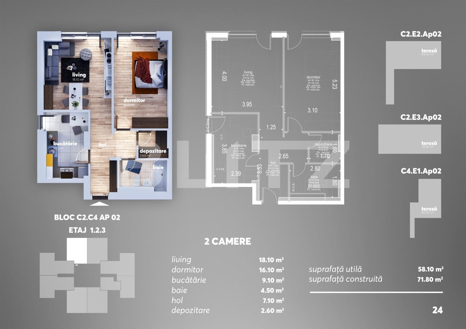 Apartament de vânzare 2 camere Berceni - 68549AV | BLITZ București | Poza2