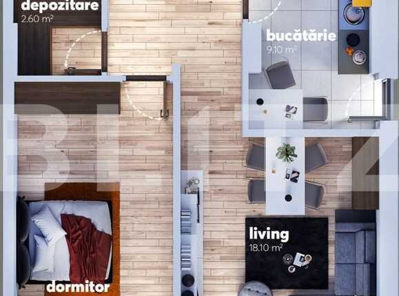 Apartament de vânzare 2 camere Berceni - 68552AV | BLITZ București | Poza1