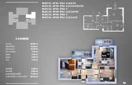 Apartament 3 camere, balcon, 86 mp, ansamblu smart, Berceni