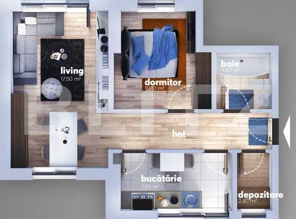 Apartament de vânzare 2 camere Berceni - 68558AV | BLITZ București | Poza2