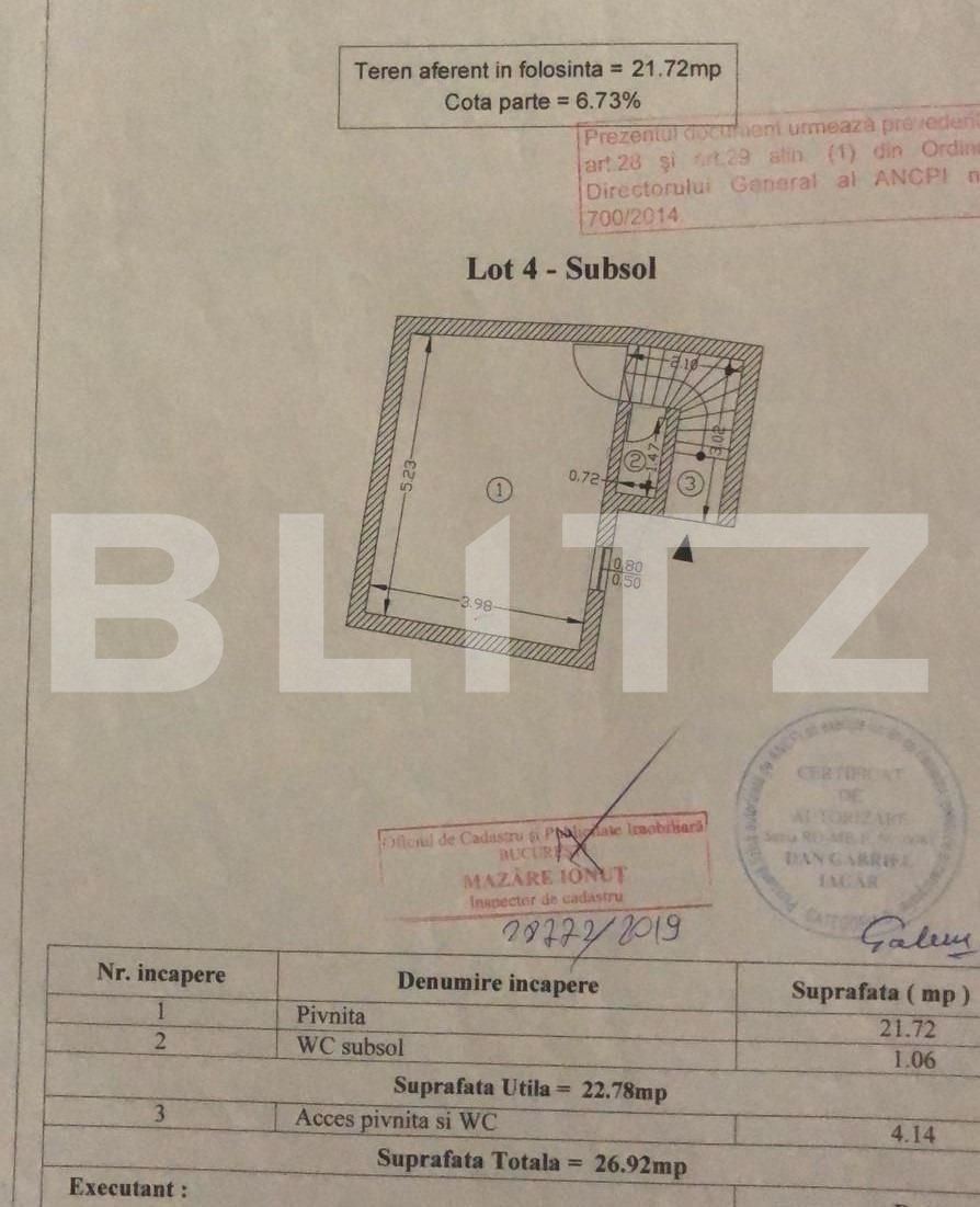 Apartament de vânzare 2 camere Mosilor - 68612AV | BLITZ București | Poza1