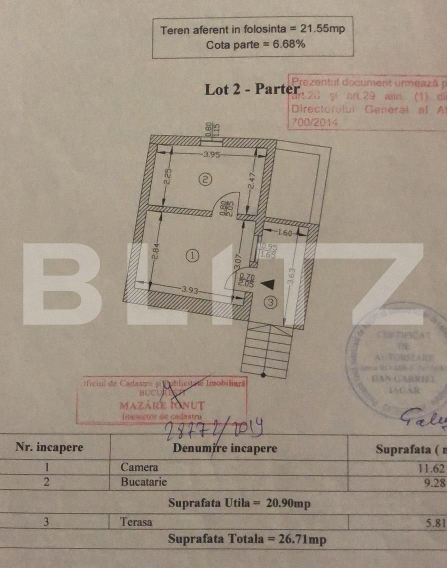 Apartament de vânzare 2 camere Mosilor - 68612AV | BLITZ București | Poza2